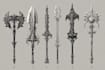 create weapon design and illustration
