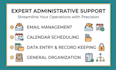 virtual assistant and personal secretary