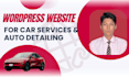 create a professional wordpress website for automotive services