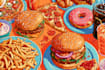 creative pop art food illustration