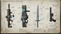 design unique weapon concept illustrations