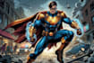 create custom superhero character in action