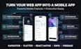 convert your lovable replit base44 or ai website into android and ios apps