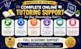 provide online tutoring support for homeschooling kids