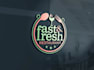 create restaurant, fast food, food ,bbq logo