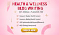 write an SEO health, beauty and fitness blog post