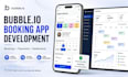 develop a bubble io mvp booking website with payment integration and dashboard