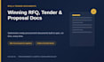 write winning rfq, tender and procurement proposal documents