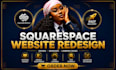 build squarespace website redesign , redesign squarespace website development