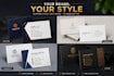design a professional modern business card