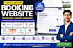 setup webflow bubble softr flutterflow  duda godaddy squarespace booking website