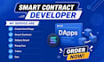 integrate web3 wallets, develop blockchain solutions, and build smart contract d