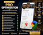 optimize your business profile and google maps listing