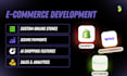 develop a custom ecommerce website, online store or b2b marketplace
