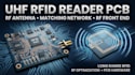 design uhf rfid reader pcb, rf antenna, matching network and front end