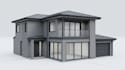 do realistic 3d house model exterior for printing, animation and rendering