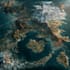 create event, tourist, and fantasy map illustration