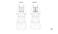 create professional fashion flat sketches technical drawings