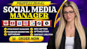 be your social media manager, content creator, social media marketing manager