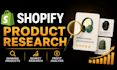 do shopify product research for dropshipping winning produts