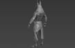 make 3d printable character, digital character sculpting, armored warrior design