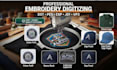 digitize your logo into dst pes jef embroidery files fast