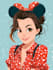 make a disney cartoon illustration