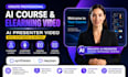 create ai course video elearning video ai presenter   with synthesia heygen