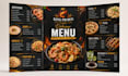design modern restaurant and cafe menu