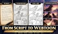 draw webtoon manhwa comic pages and anime art