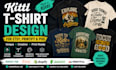 create kittl t shirt designs for etsy printify and pod