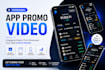 create an app promo, website, saas promo video