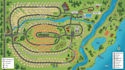 create hiking trail, city, rv park, campground and property map