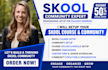 skool course setup, community setup and member on boarding