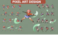 pixel art sprite sheet pixel art asset pixel art character pixel animation