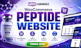 build a woocommerce peptide store with payment setup fda compliant research