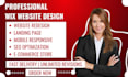 wix website design wix website redesign wix landing page