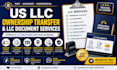 handle US llc ownership transfer, llc amendment, name change, address change