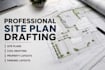 draw professional site plans and civil drafting drawings