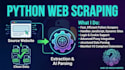 scrape any website, parse data and build python scraper