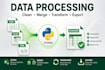 automate excel CSV and data processing tasks with python