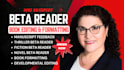 beta read, alpha reader, psychological thriller beta reader, novel critique