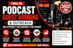 do podcast guest booking and outreach