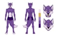 create a unique oc, furry, or character reference sheet