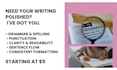 proofread and edit your english content
