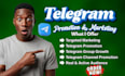 do telegram promotion, telegram marketing and telegram ads