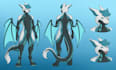 draw furry reference sheet anthro ref sheet fursona ref sheet furry character oc