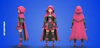 design stylized 3d character models with rigging for games and animation