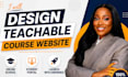 set up your teachable course, website and uploads