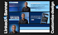 create a professional linkedin banner design for your profile